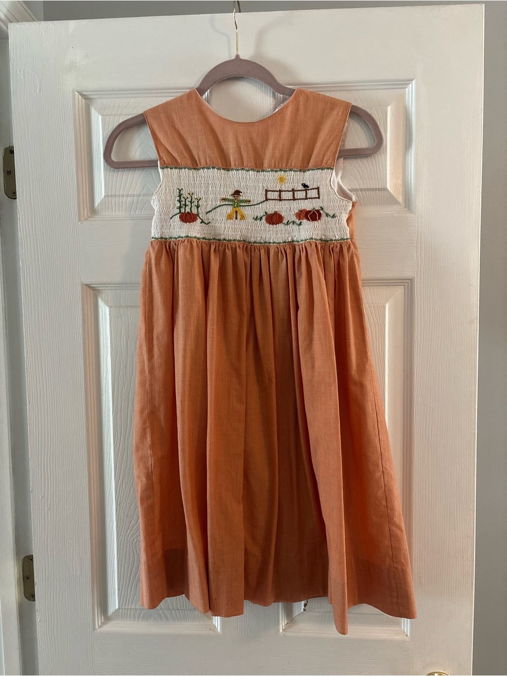 Girl’s Fall Smocked Dress